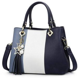 Pretty Color Combination Crossbody Bag