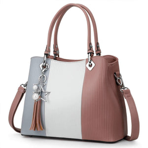 Pretty Color Combination Crossbody Bag