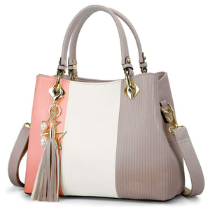 Pretty Color Combination Crossbody Bag